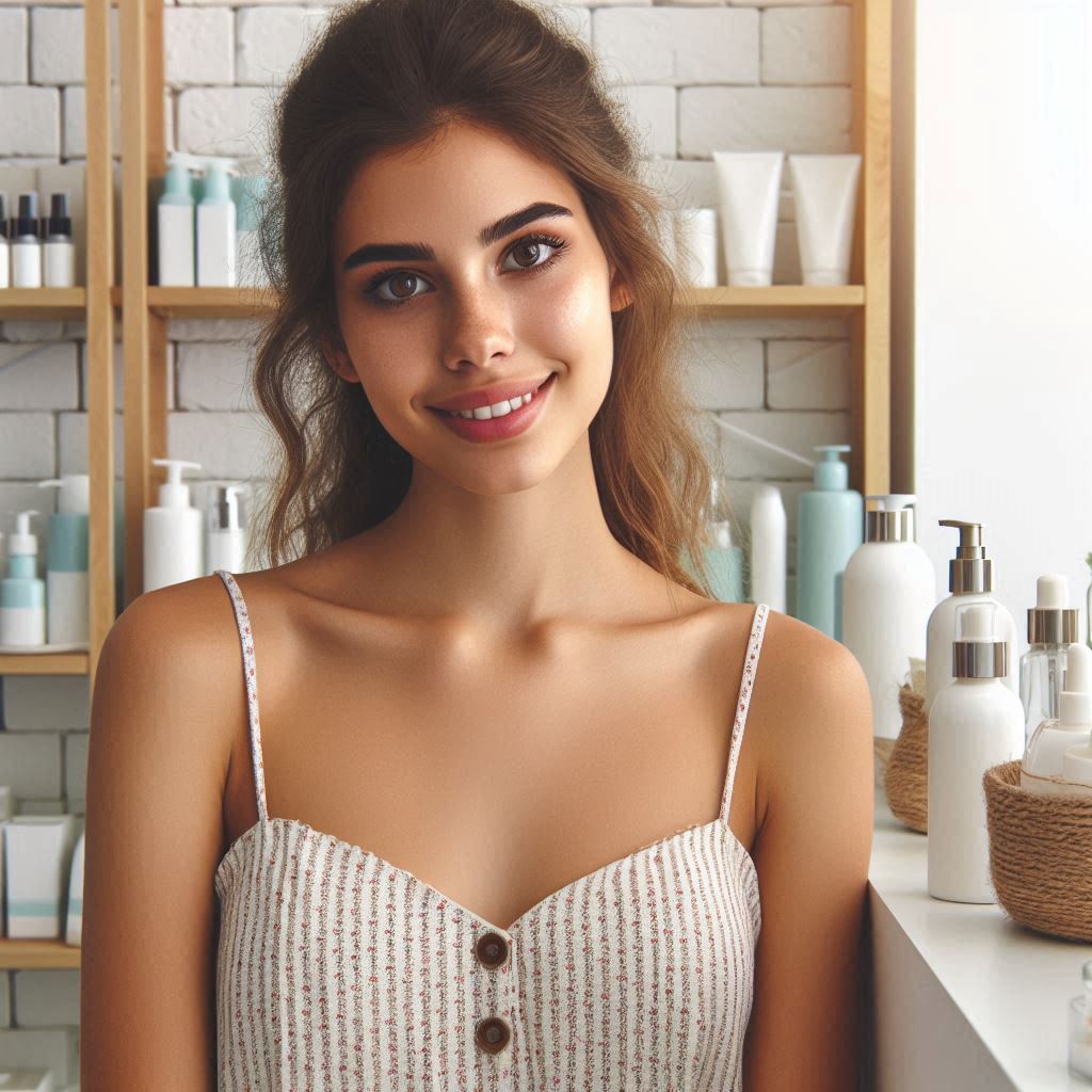 피부,체형관리 샵 배경