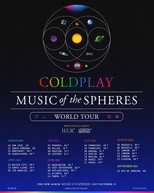 콜드플레이 내한공연