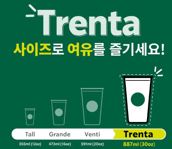 스타벅스-한정판-트렌타사이즈