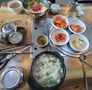 육회비빔밥-갈비탕