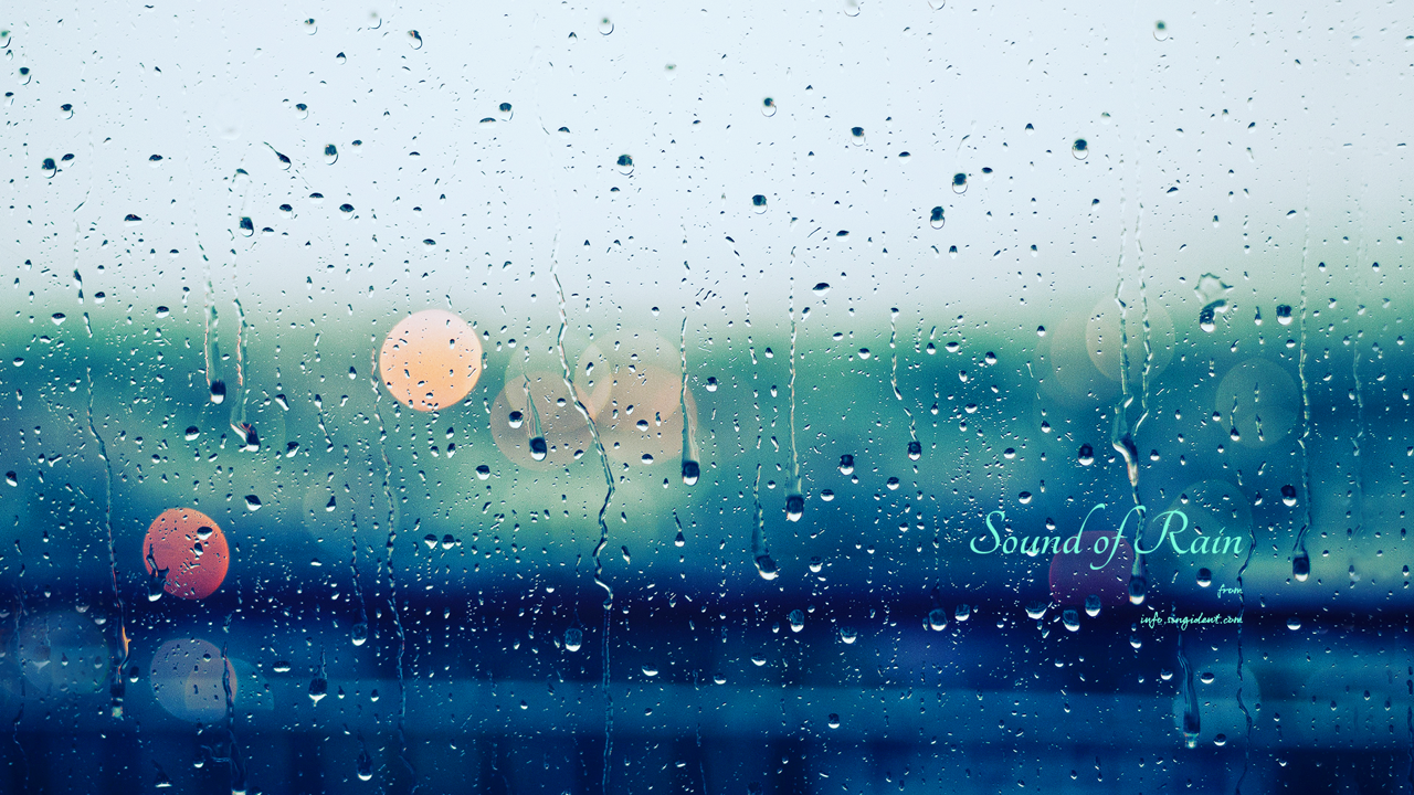 03 유리창에 비 C - Sound of Rain 비배경화면