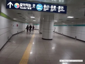 상봉역 경춘선 전철시간표 경의중앙선 시간표_26