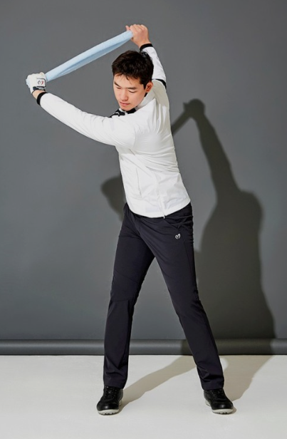 수건을 이용한 스트레칭