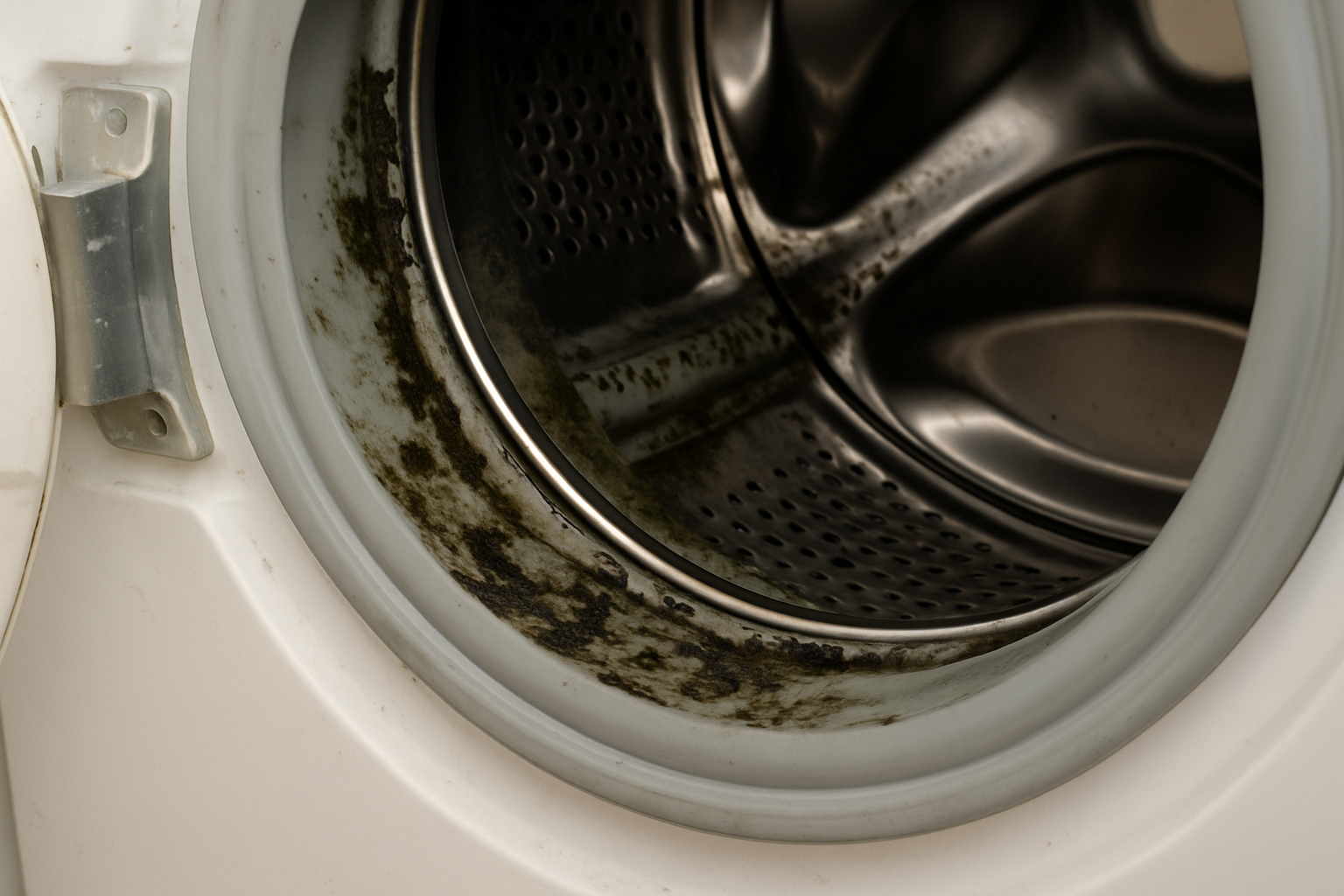 세탁기 내부 곰팡이와 세균 제거 방법