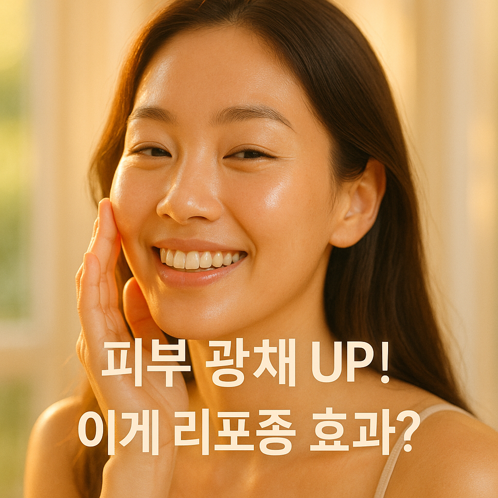 피부 광채 UP! ✨ 이게 리포좀 효과?
