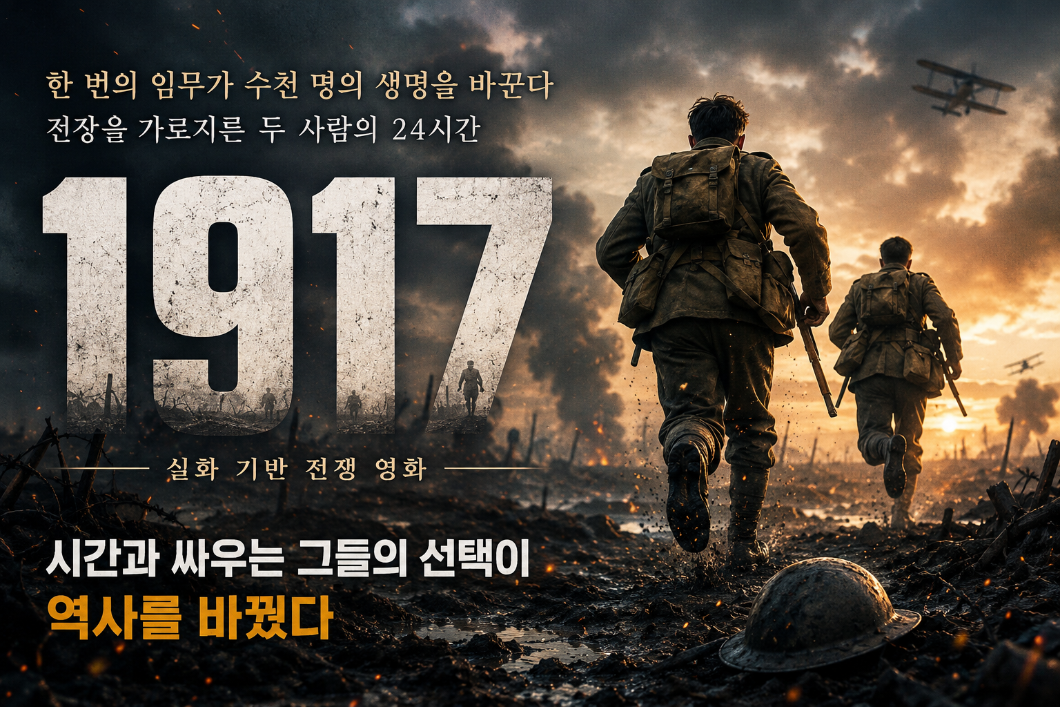 1917 리뷰_한 번의 임무가 전쟁보다 더 거대한 희망을 만들었다