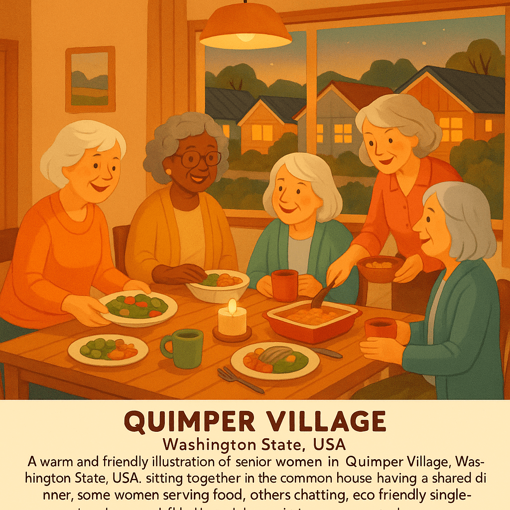 Quimper Village (퀀퍼빌리지, 미국 워싱턴주) – 은퇴자 자치형 공동체 사례