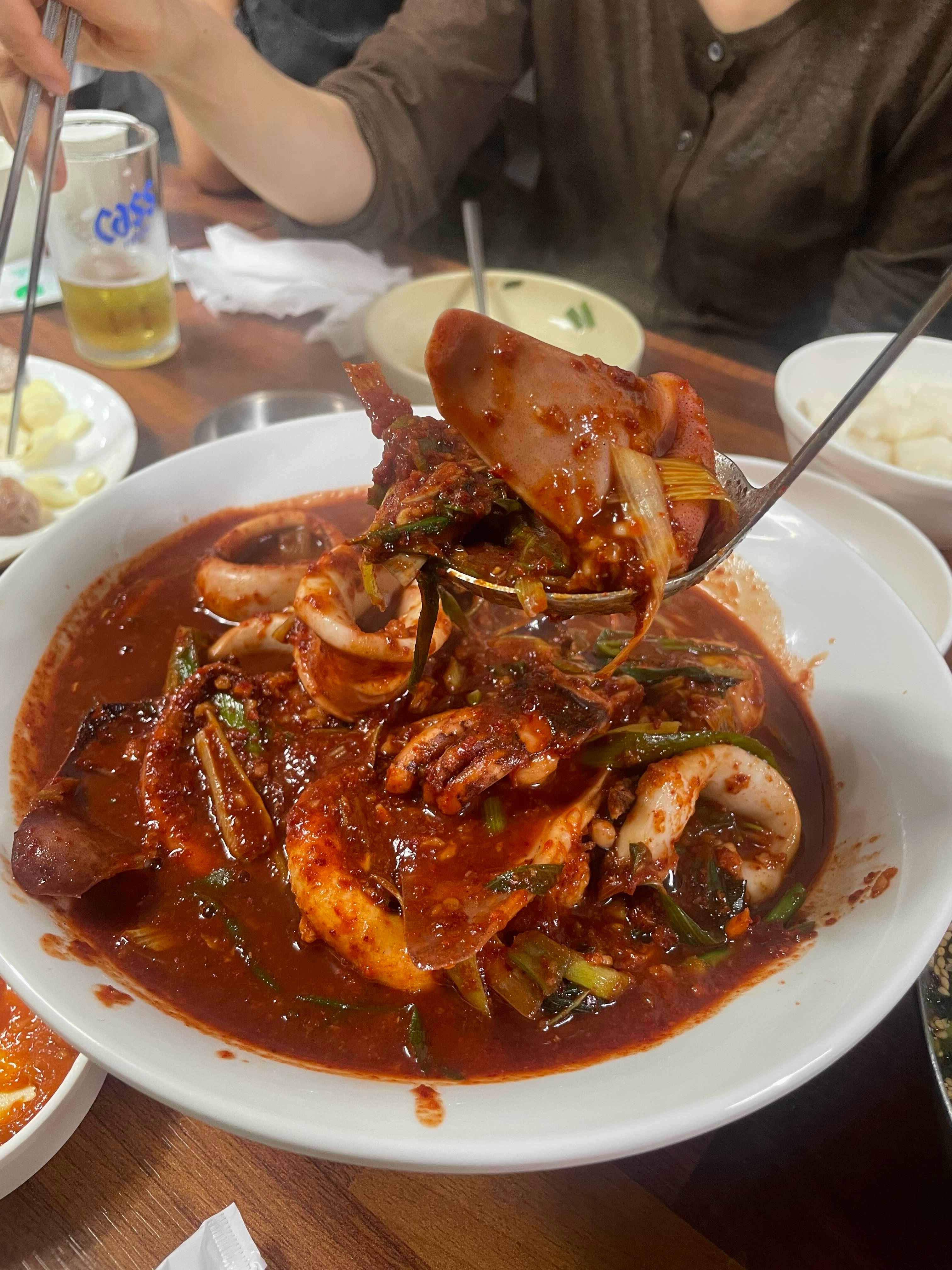 대전 광천식당 두부두루치기