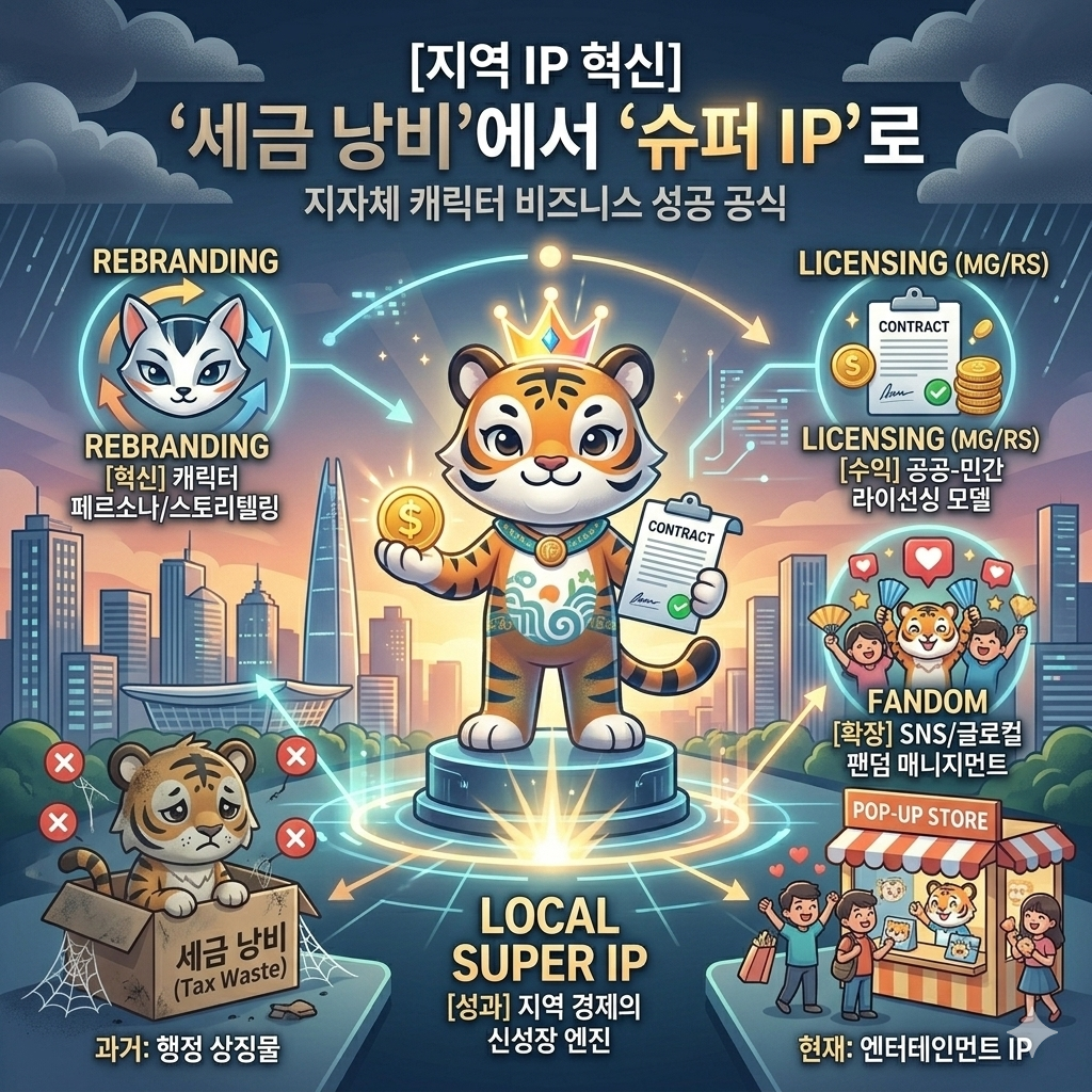 지자체 캐릭터 비즈니스 성공 공식