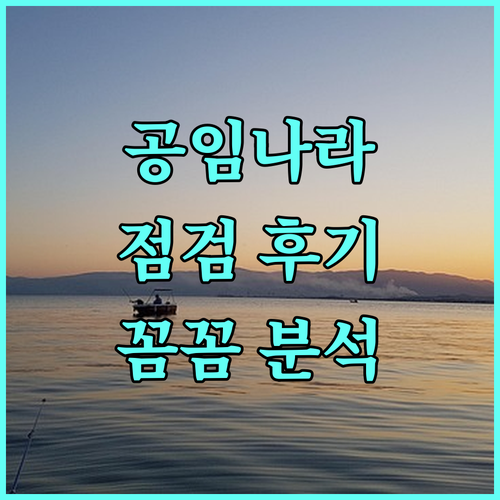 합리적인 차량 관리, 공임나라 점검이
