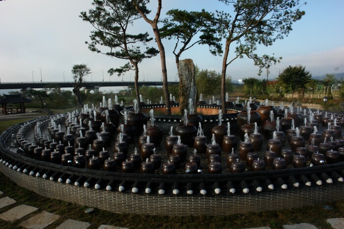 세미원 연꽃축제 장독대분수