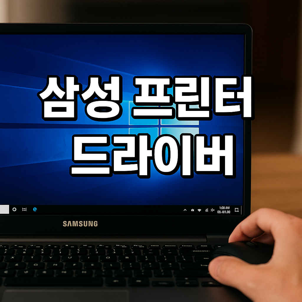 삼성 프린터 드라이버 다운로드방법