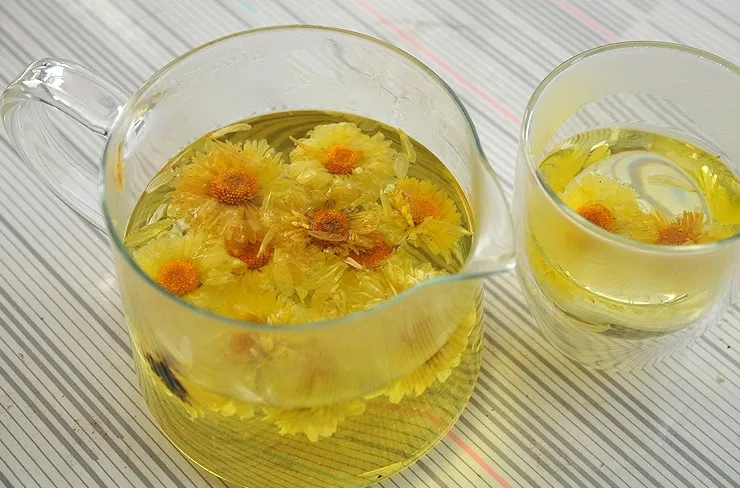 국화차