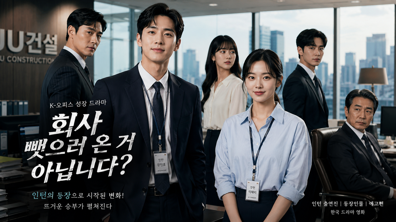 '회사 뺏으러 온 거 아닙니다?' 드라마 인턴 줄거리 등장인물, 이것만 알면 끝