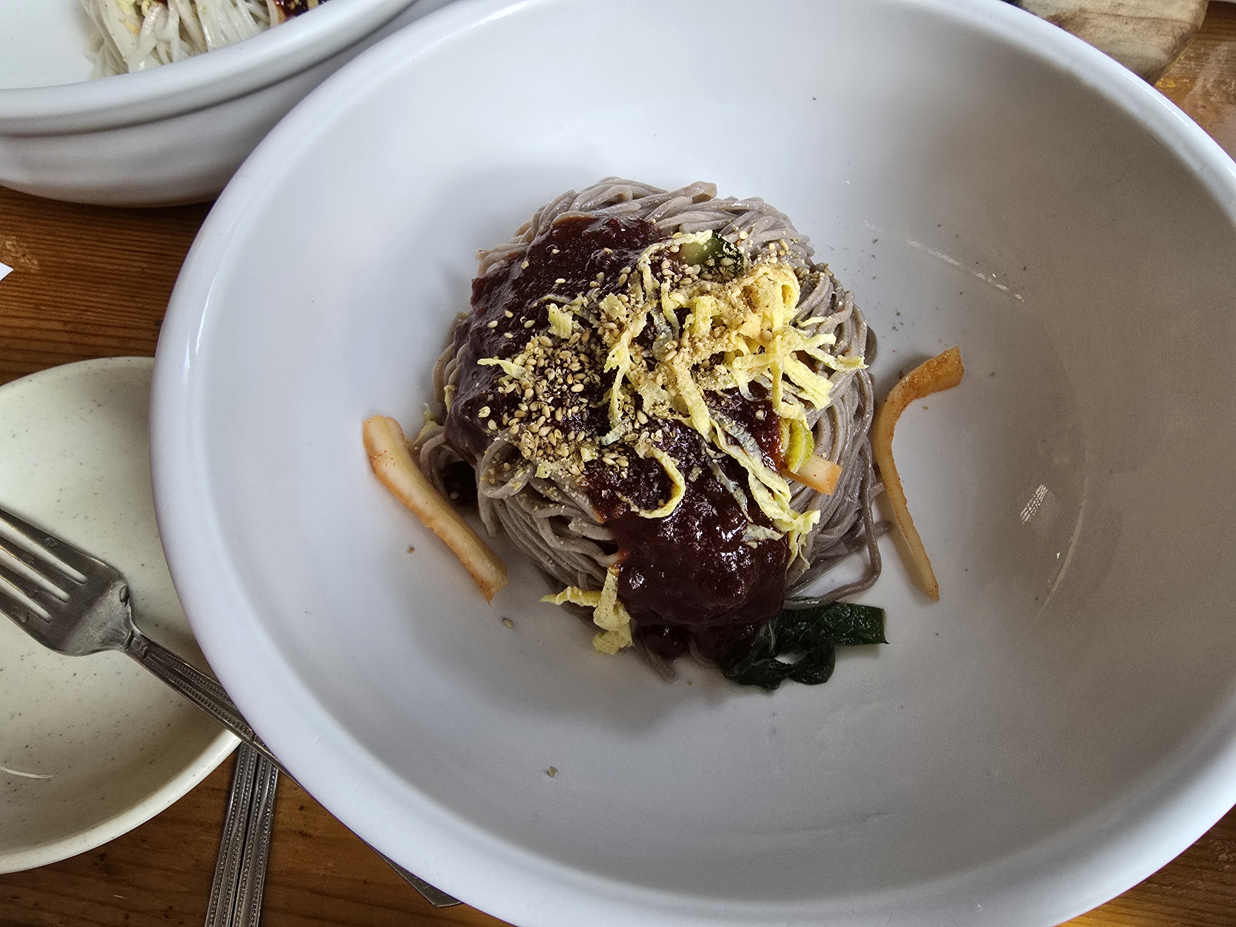 유림면 비빔메밀