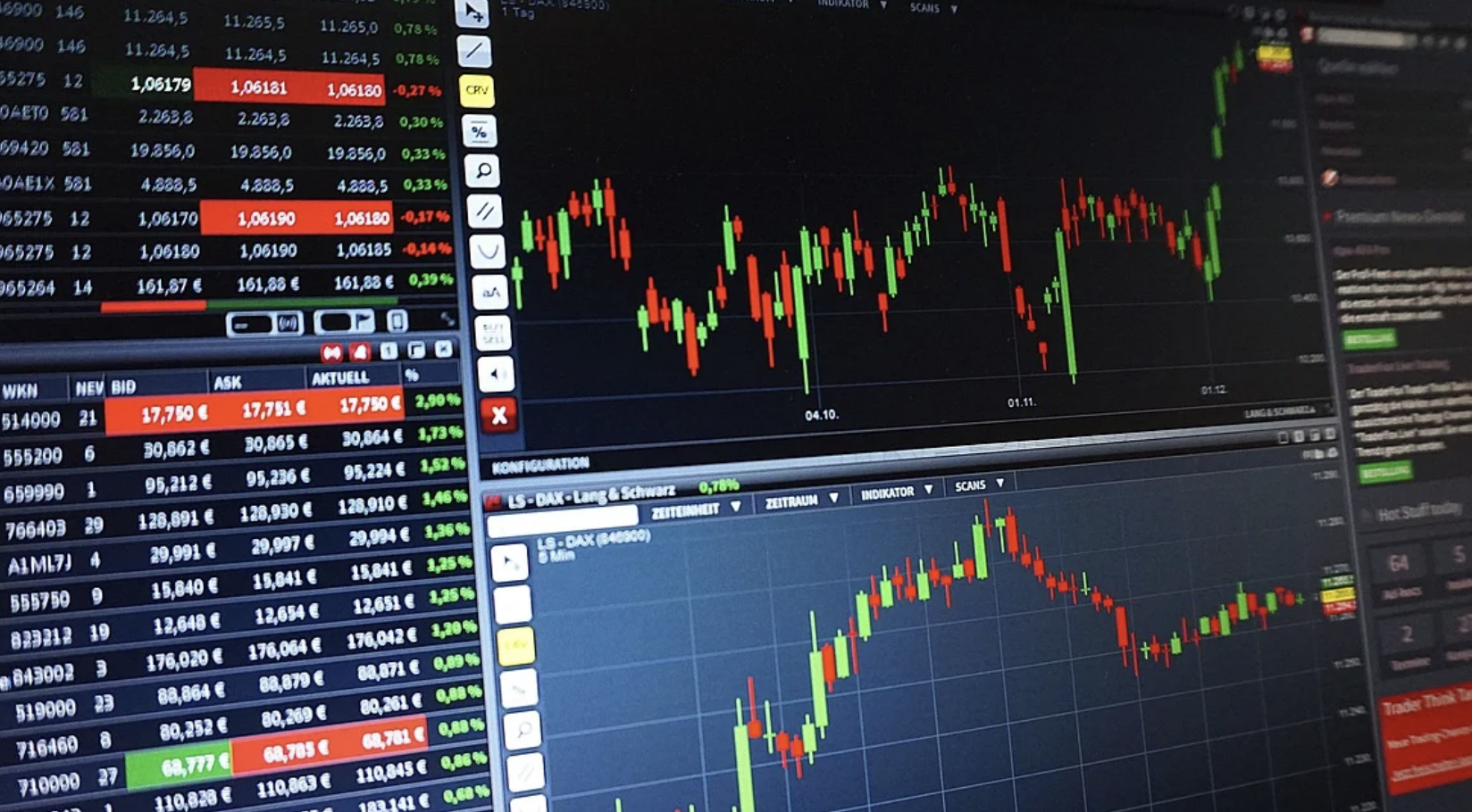 주식모니터화면