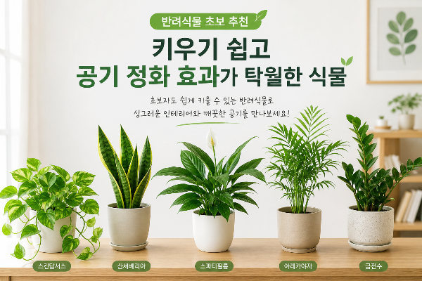 반려식물 초보 추천
