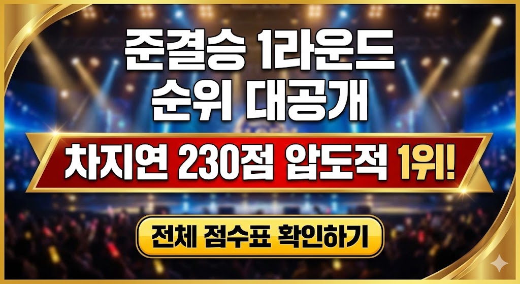 현역가왕3 결승진출자 TOP 12 순위