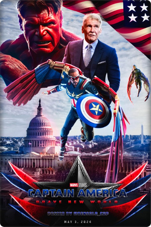 캡틴 아메리카 브레이브 뉴 월드 포스터 이미지
