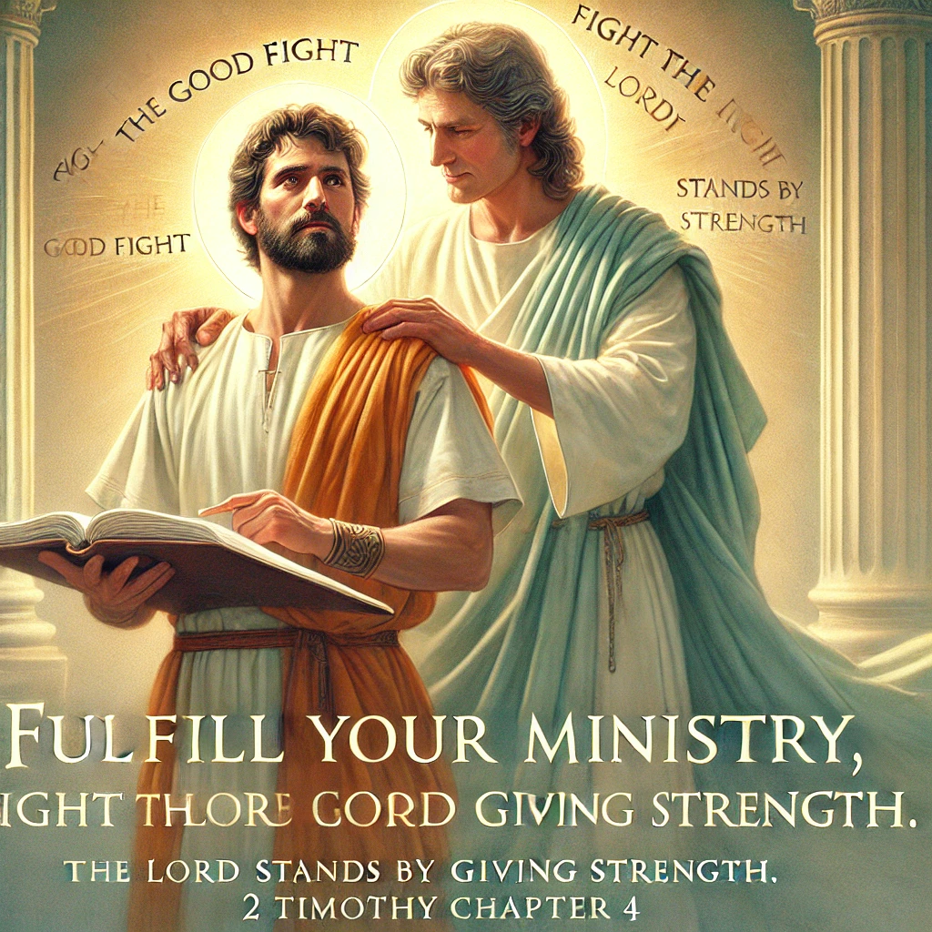 주께서 곁에 서서 힘을 주신다