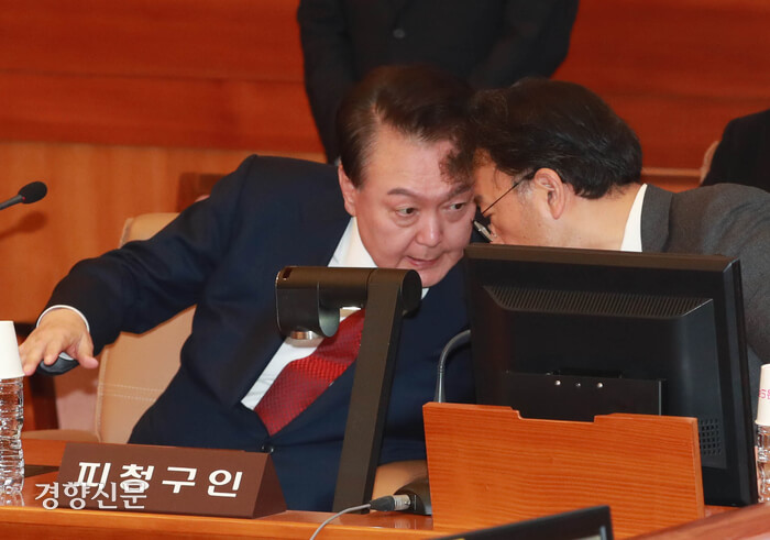 윤석열 전 대통령&amp;#44; 피고인 모습 촬영 허용