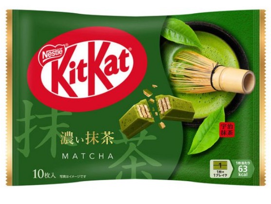 일본의 디저트 킷캣 말차맛의 이미지