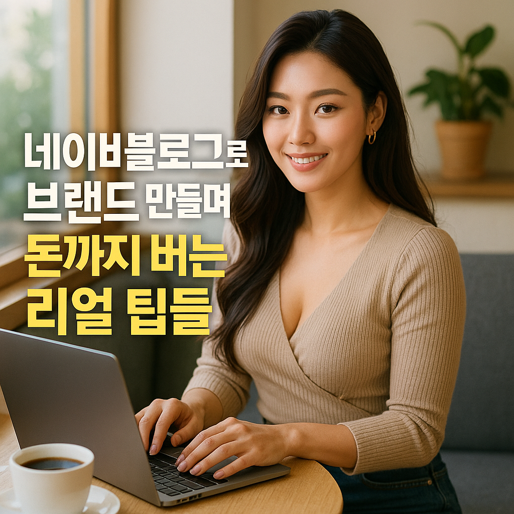네이버 블로그로 브랜딩하면서 돈까지 버는 리얼 팁들