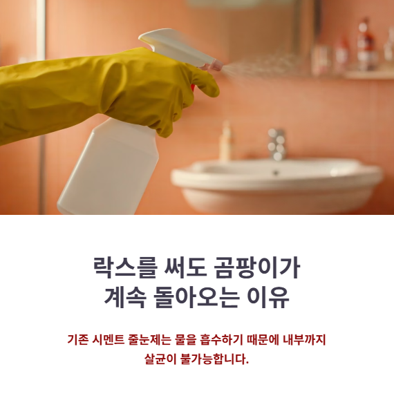 욕실 곰팡이는 왜 반복적으로 생길까?