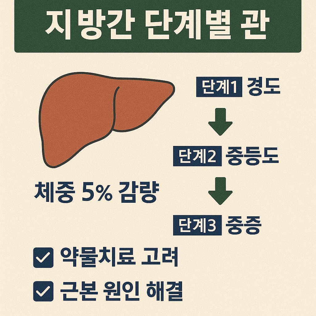 지방간 단계별 관리법