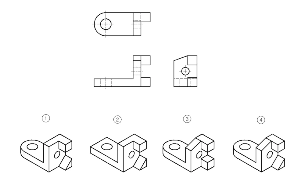 문제17-입체도찾기