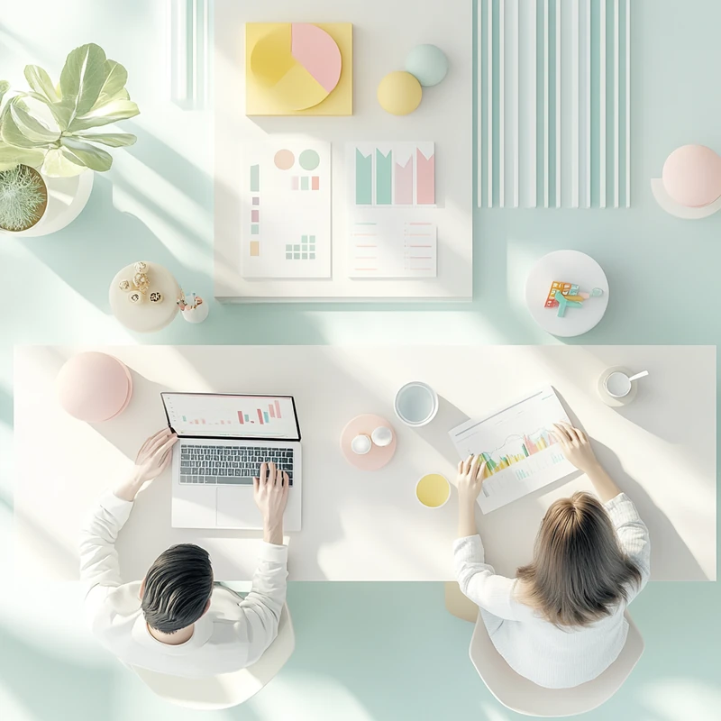 2025 국내상장 미국 월배당 ETF 순위와 수익률 분석, 사무실에서 젊은 투자자들이 노트북으로 ETF 평가표를 확인하는 장면. 월배당 ETF, 실시간 순위, 수익률, 투자전략, 재테크 키워드 포함