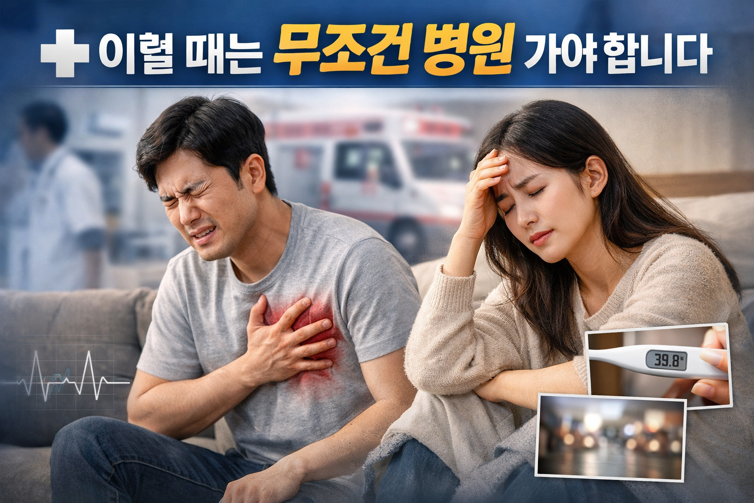 이럴 때는 무조건 병원 가야 합니다