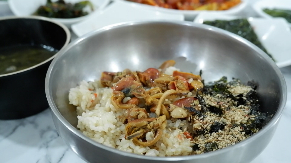 울릉도 홍합밥