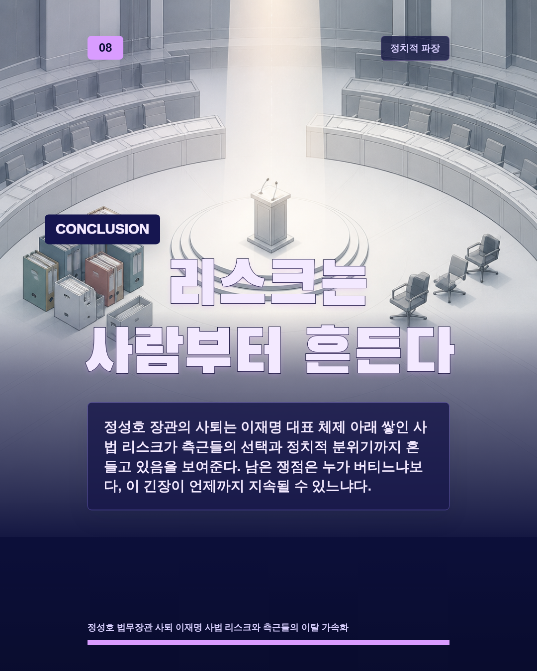 리스크는 사람부터 흔든다
