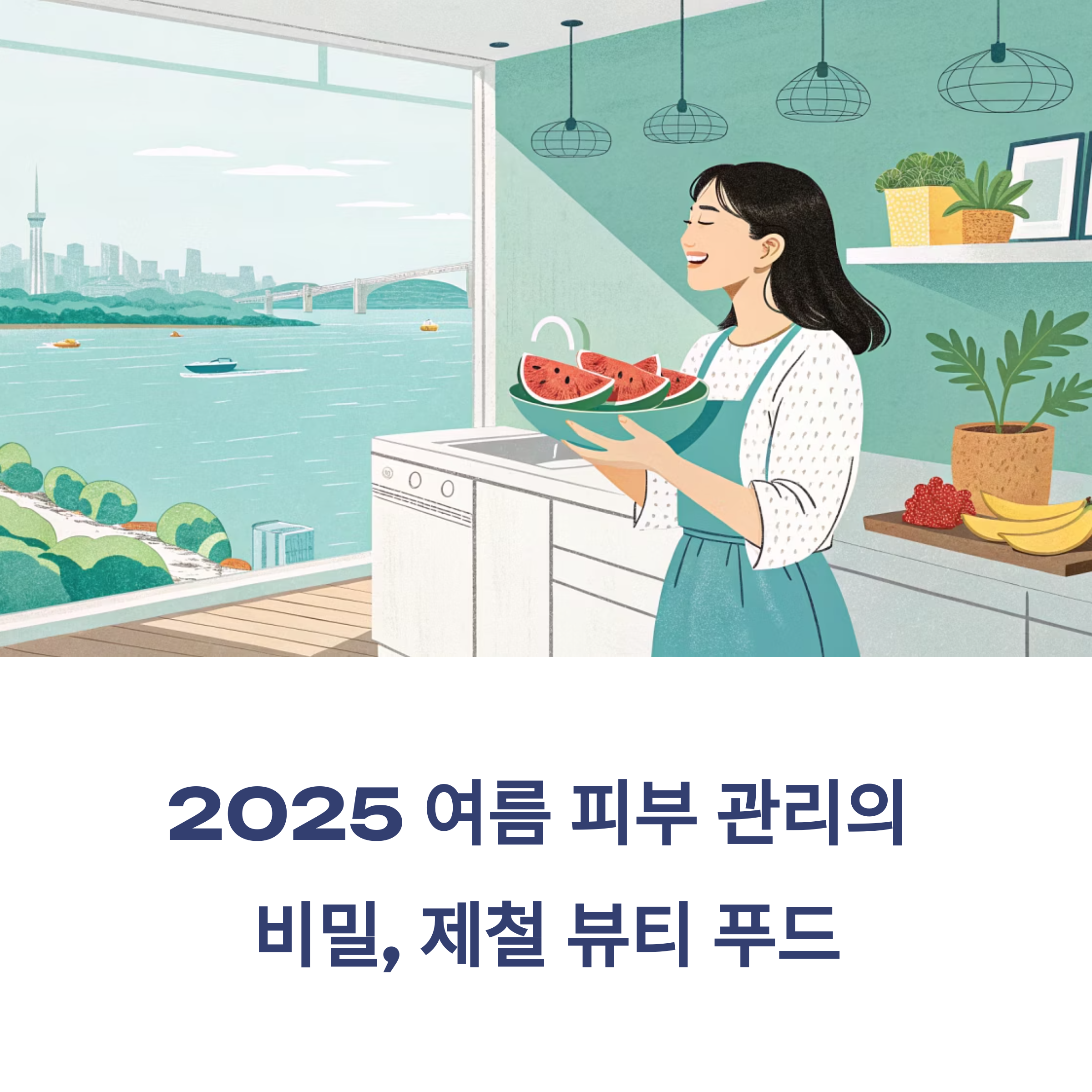 여름철 피부 지키는 제철 뷰티 음식 가이드 2025