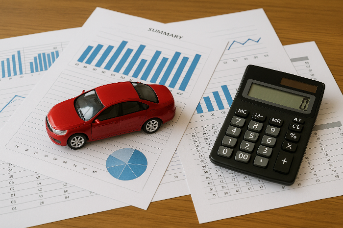 미니카 각종 서류 계산기사진