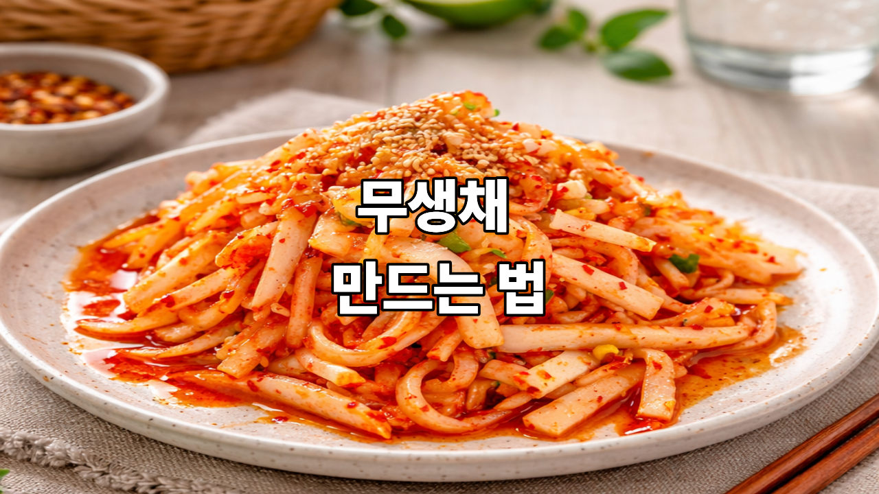 무생채 만드는 법