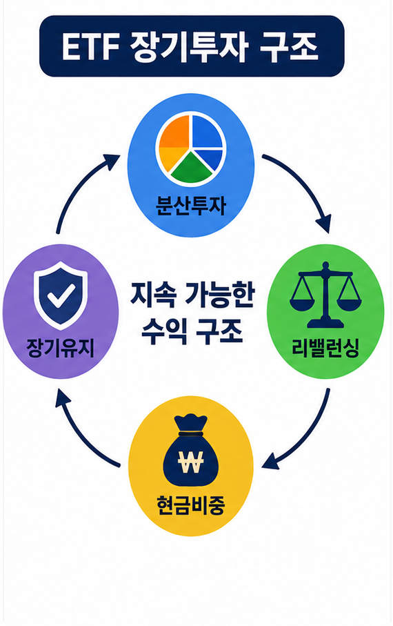 ETF 장기투자 분산투자 리밸런싱 구조