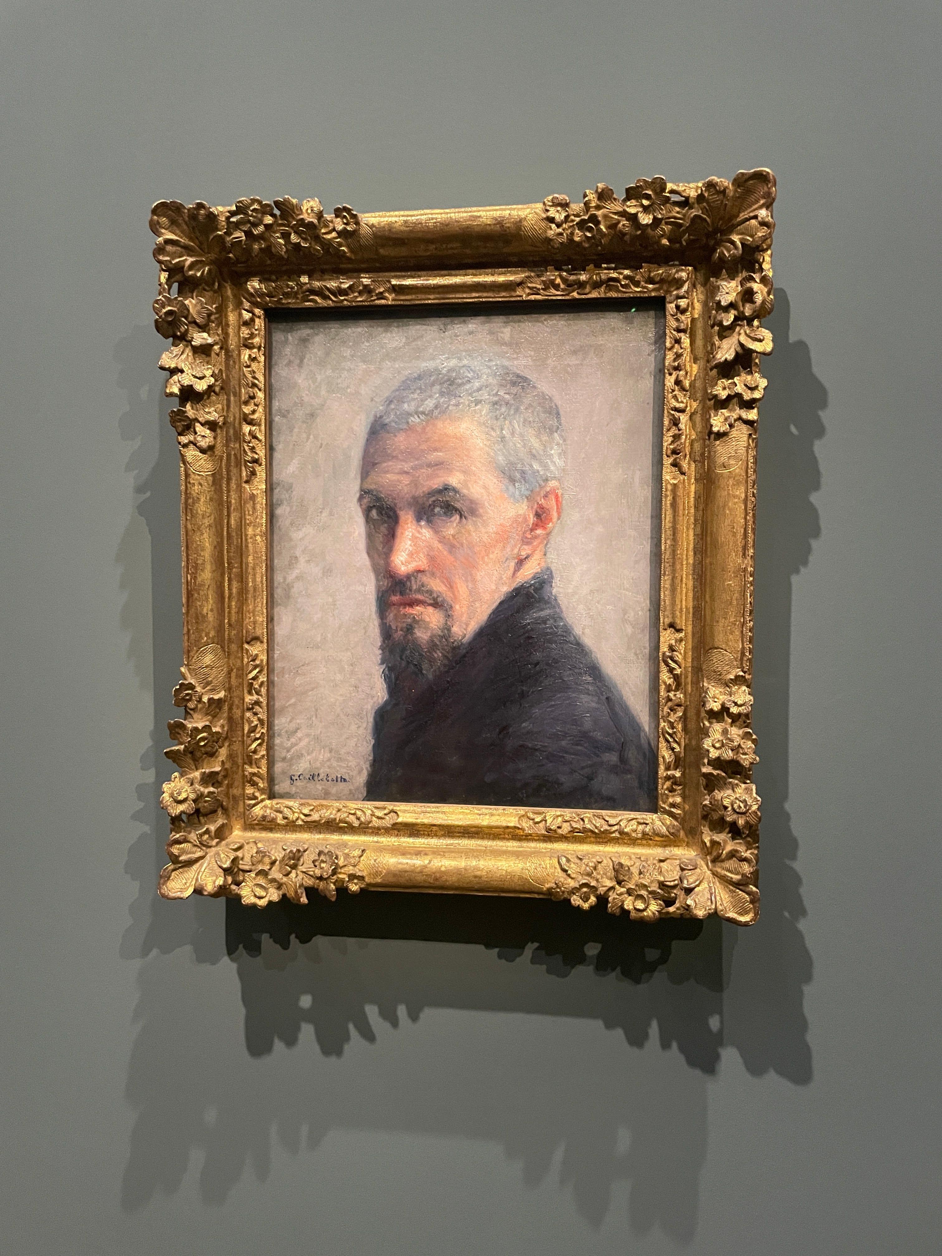 귀스타프 카유보트 초상화, 남성 그리기, 오르세 미술관 전시회