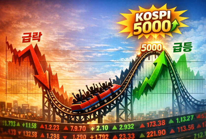 하루 만에 5000선 회복한 코스피, 기술적 반등일까 추세 전환일까
