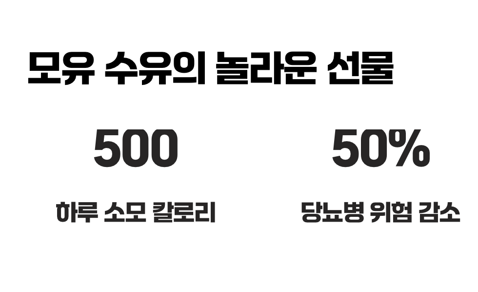 '모유 수유'가 주는 놀라운 선물