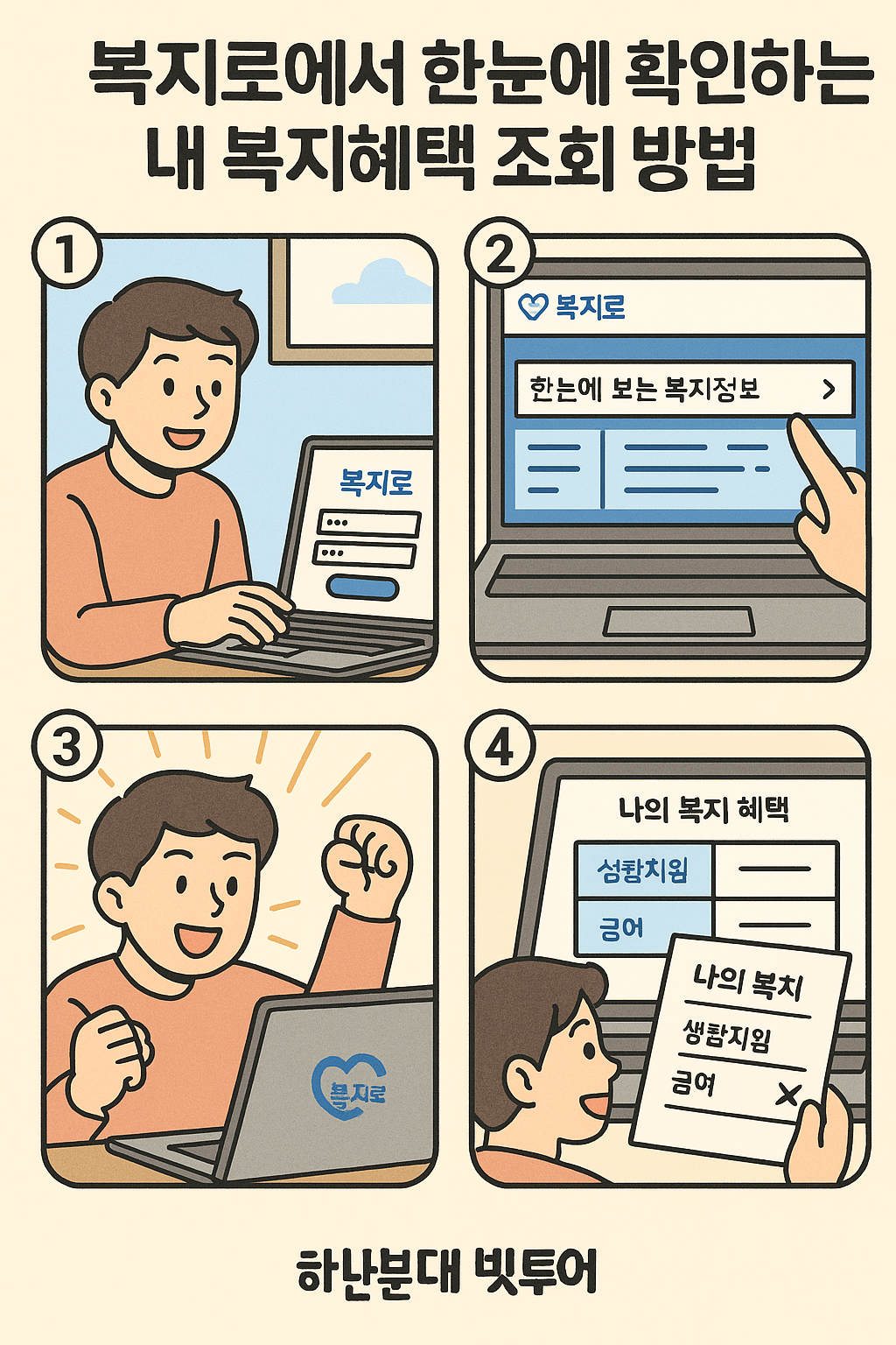 복지로에서 한눈에 확인하는 내 복지혜택 조회 방법