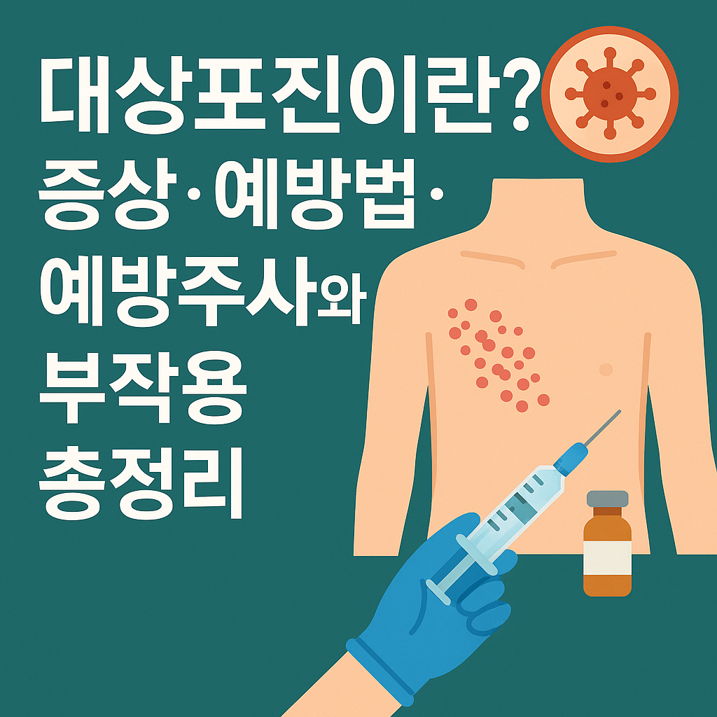 대상포진이란? 증상·예방법·예방주사와 부작용 총정리