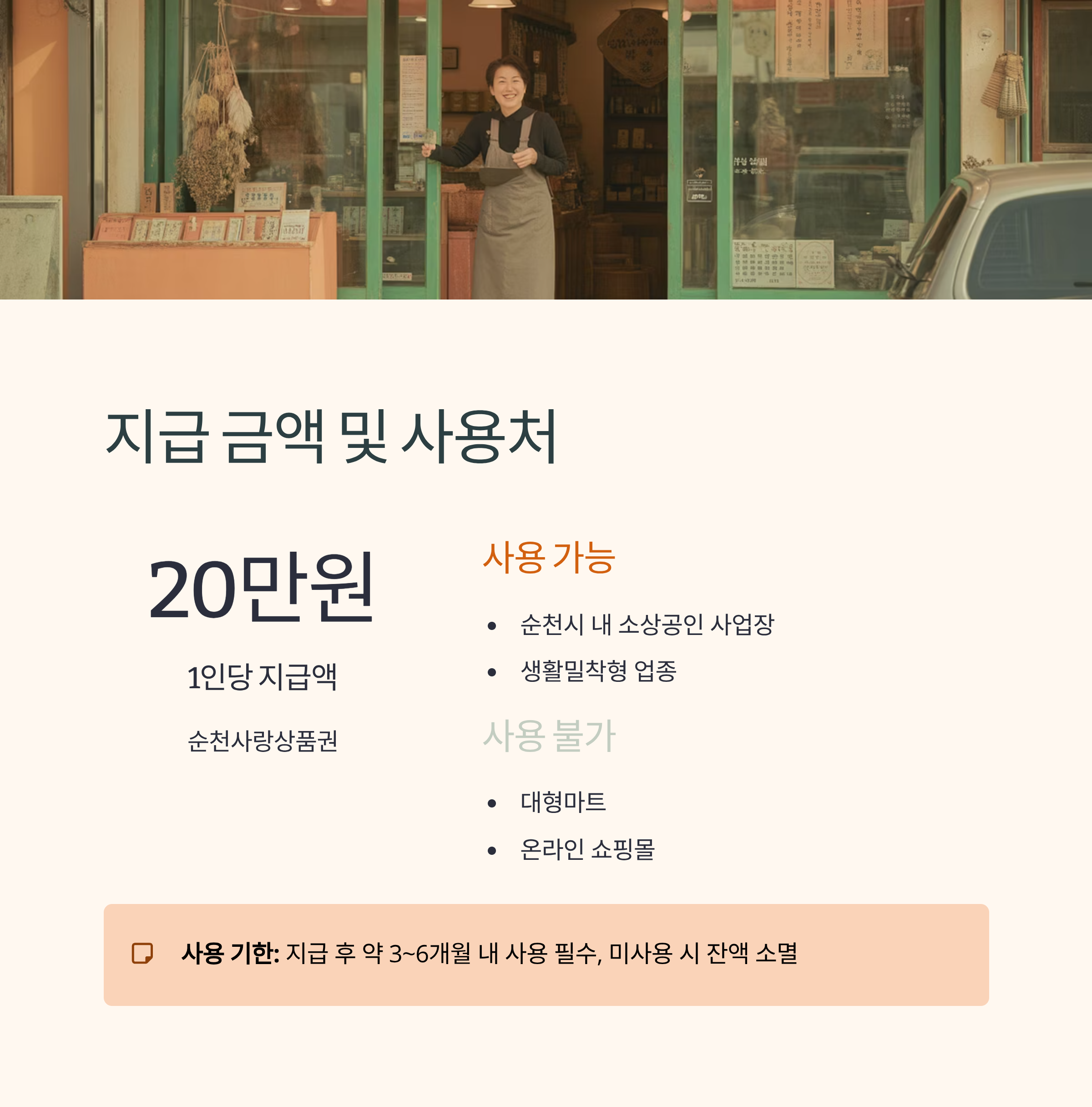 순천시 민생지원금