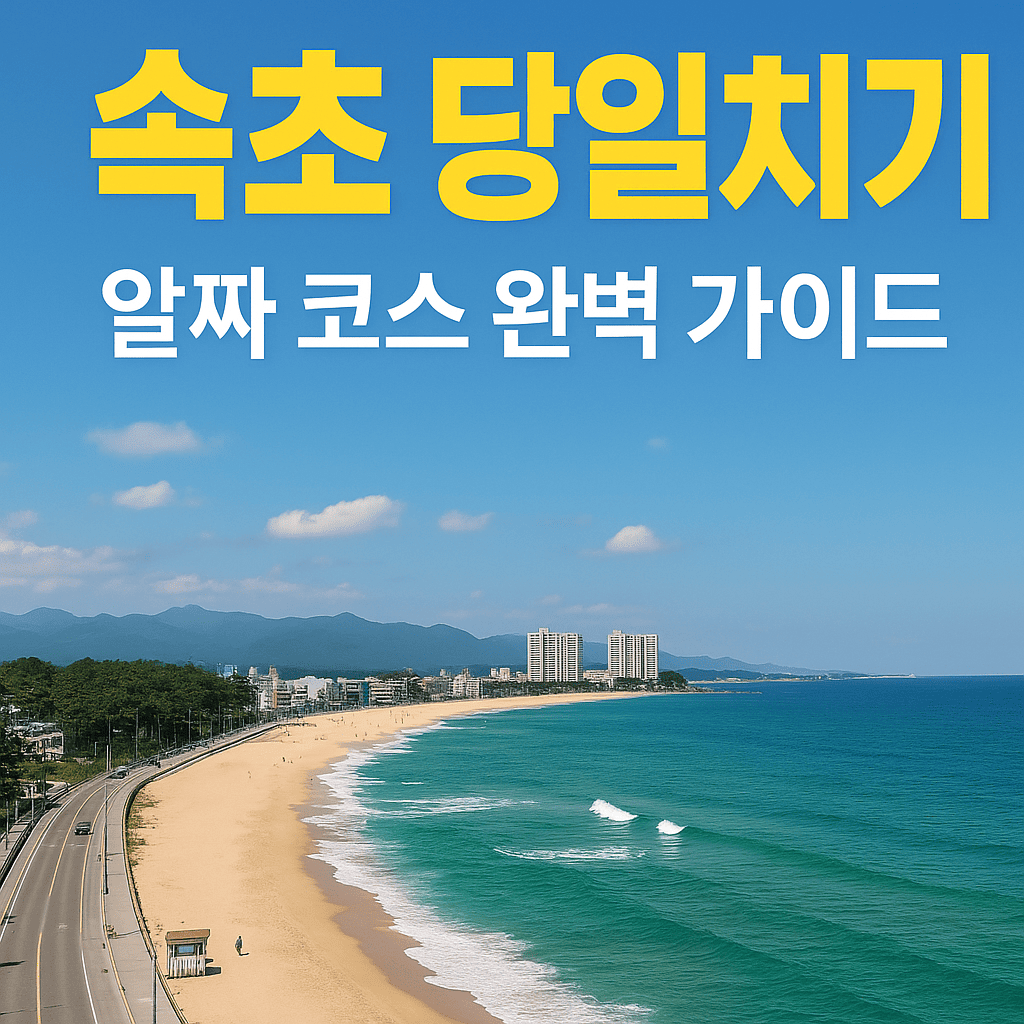 강원도 속초 당일치기 알짜 코스 관련 사진