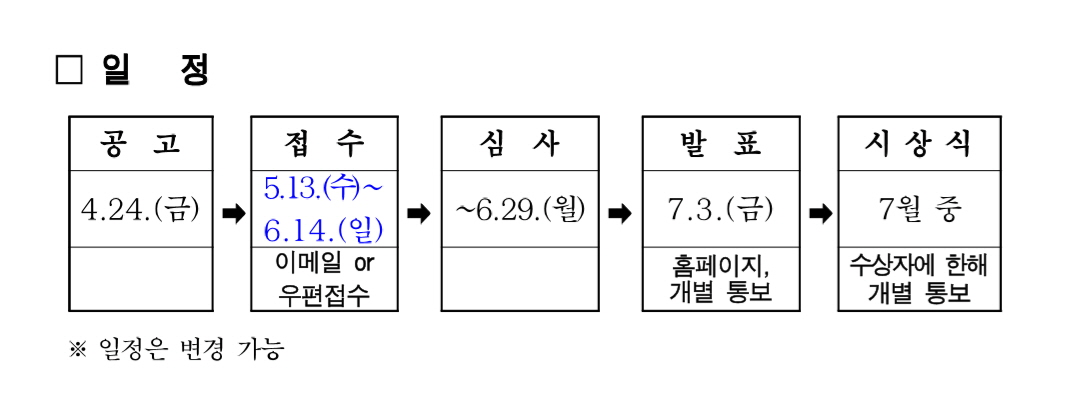 대회일정