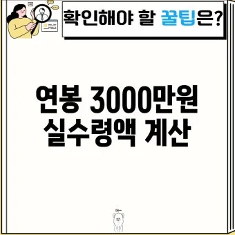 2025년 연봉 실수령액 계산표와 급여 관리 방법_10