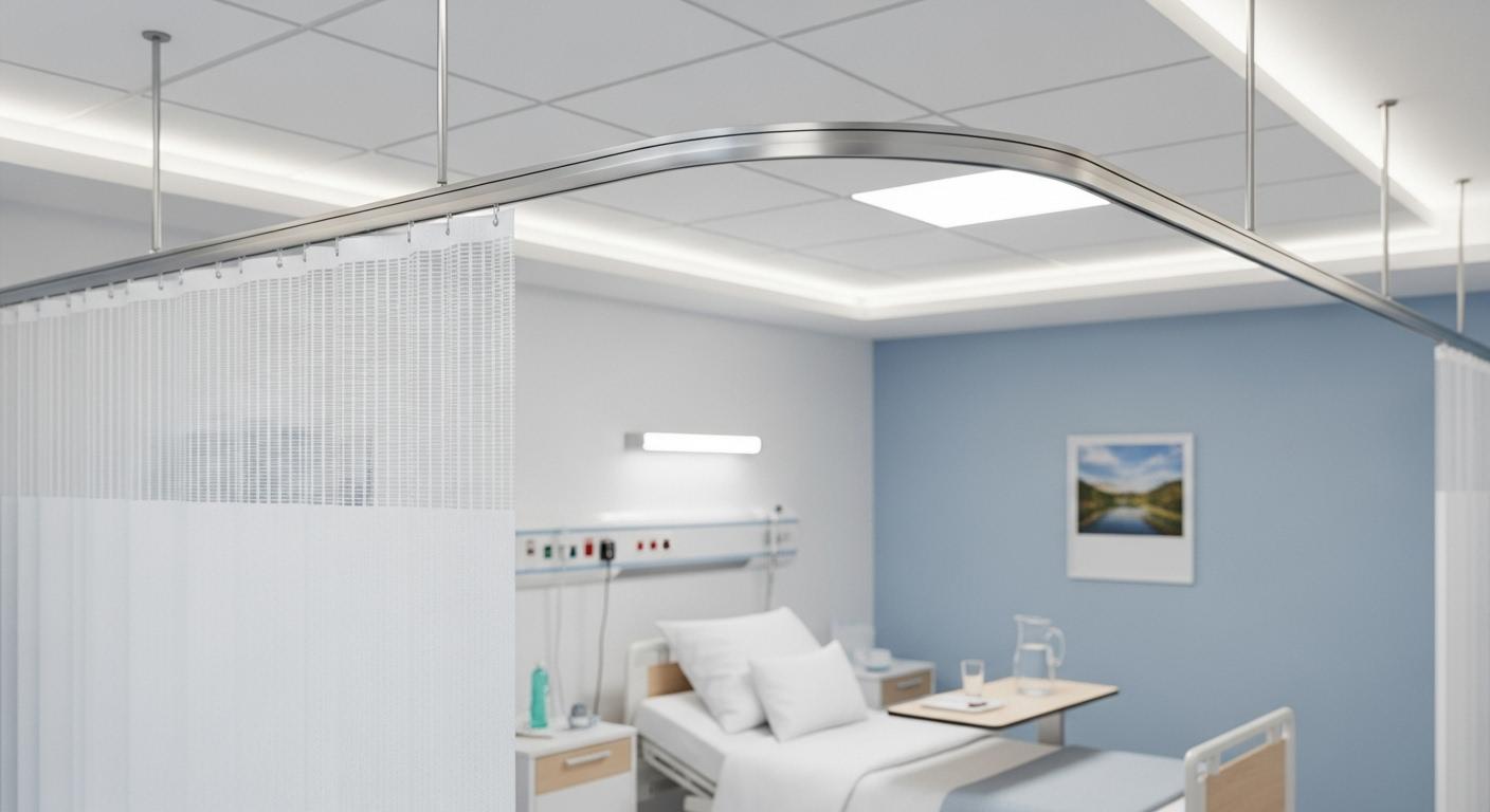 병원 칸막이 커튼 레일