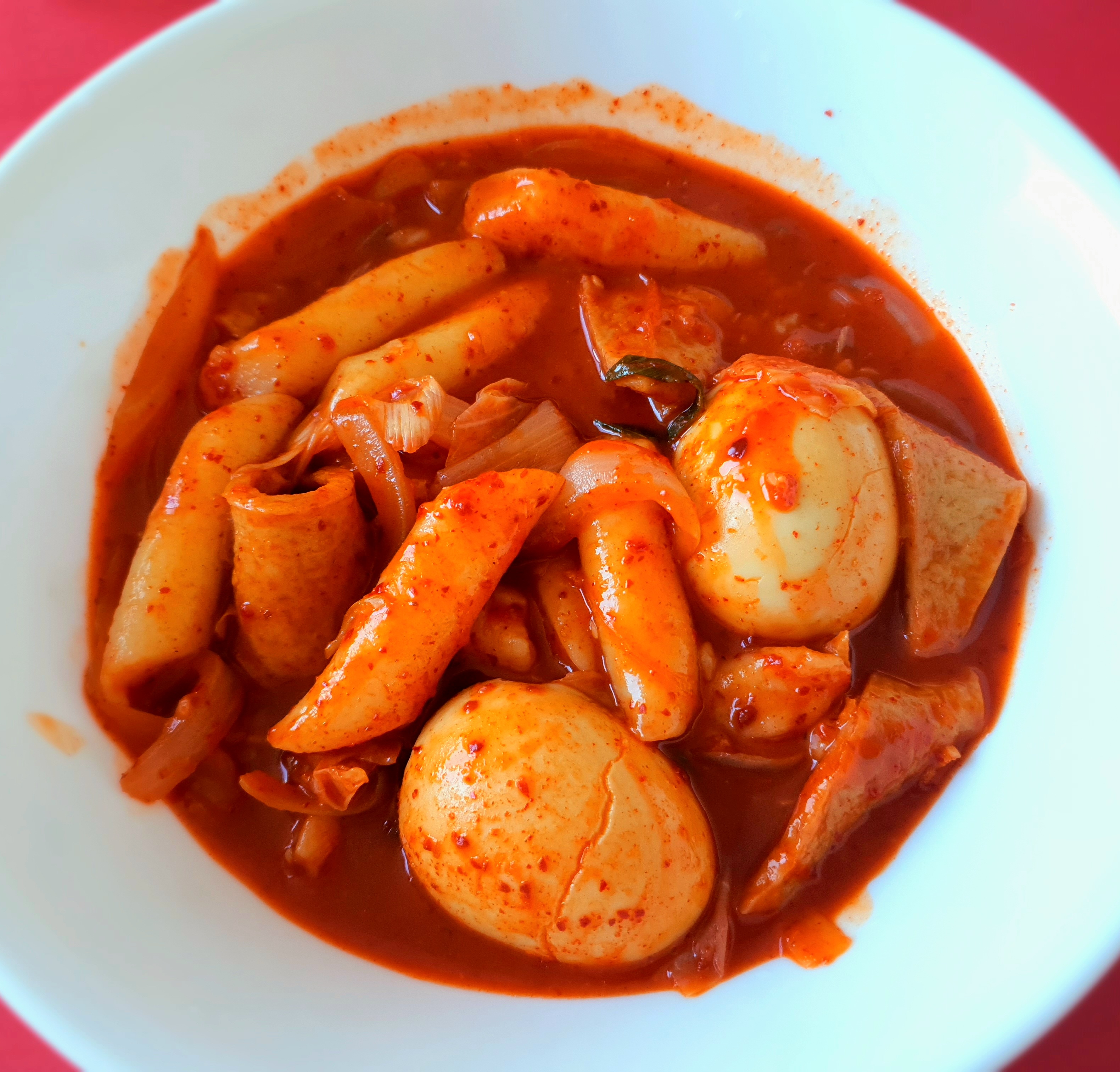 쌀떡볶이로-주문했습니다.